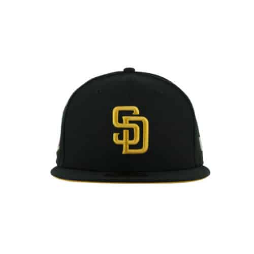 New Era x Billion Creation x Rally Caps 59Fifty San Diego Padres PHILIPPINES SD Logo Black Gold Fitted Hat 2