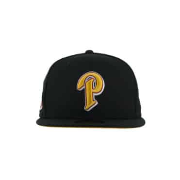 New Era x Billion Creation x Rally Caps 59Fifty San Diego Padres PHILIPPINES P Logo Black Gold Fitted Hat