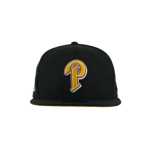 New Era x Billion Creation x Rally Caps 59Fifty San Diego Padres PHILIPPINES P Logo Black Gold Fitted Hat 2