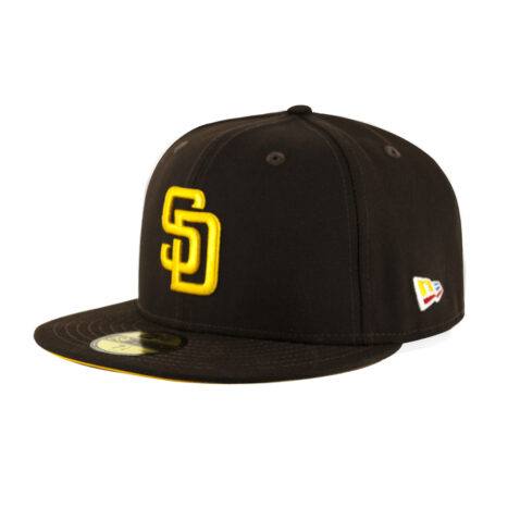 New Era x Billion Creation x Rally Caps 59Fifty San Diego Padres PHILIPPINES SD Logo Burnt Wood Brown Gold Fitted Hat 2