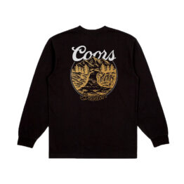 Brixton x Coors Rocky Long Sleeve T-Shirt Black 1