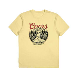 Brixton x Coors Rocky Short Sleeve T-Shirt Buff 1