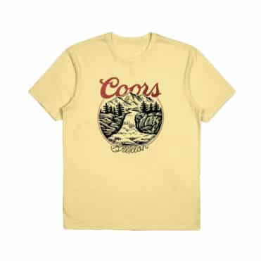 Brixton x Coors Rocky Short Sleeve T-Shirt Buff