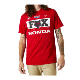 FOX Honda Short Sleeve Premium T-Shirt Flame Red