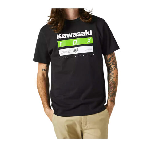 FOX Kawi Stripes Short Sleeve Premium T-Shirt Black