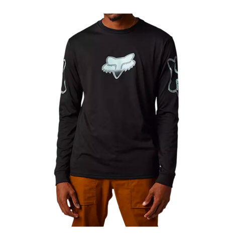 FOX Vizen Long Sleeve Drirelease T-Shirt Black