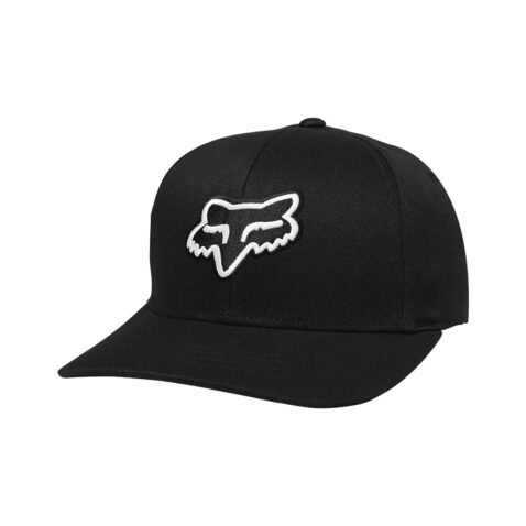 Fox Head Legacy Flexfit Hat Black White 1