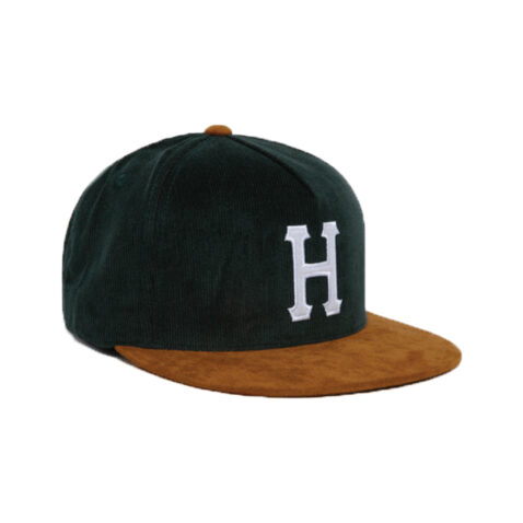 HUF Corduroy Classic H 5 Panel Hat Forest Green 1