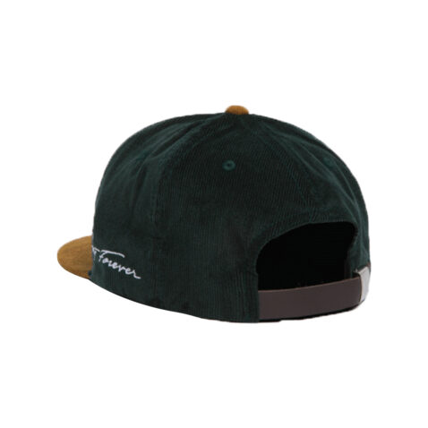 HUF Corduroy Classic H 5 Panel Hat Forest Green 2