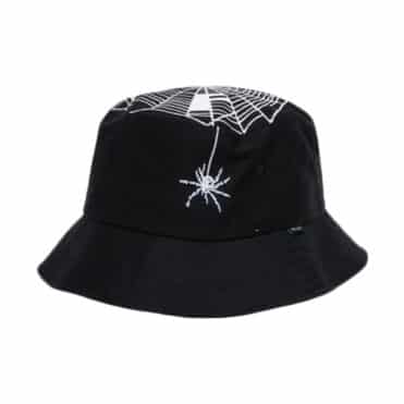 HUF Tangled Webs Bucket Hat Black