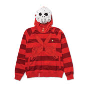 LRG Friday The 47th Zip-Up Hooded Sweatshirt Red 1