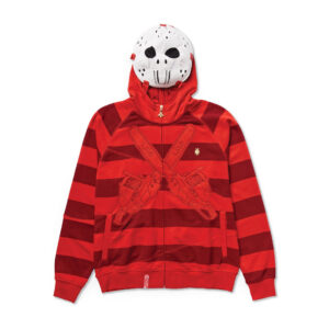 LRG Friday The 47th Zip-Up Hooded Sweatshirt Red 1