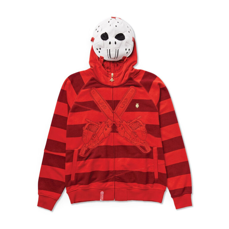LRG Friday The 47th Zip-Up Hooded Sweatshirt Red 1