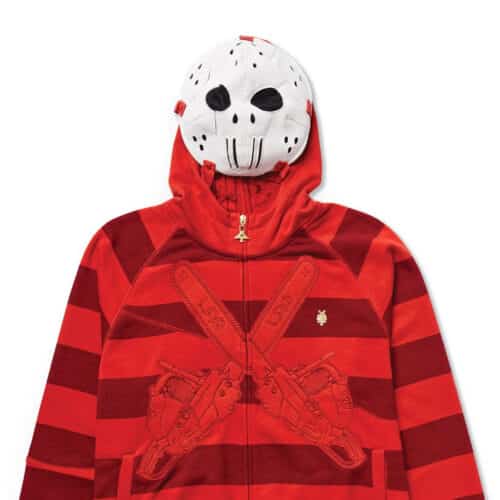 LRG Friday The 47th Zip-Up Hooded Sweatshirt Red 2
