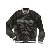 Mitchell & Ness Lightweight Oakland Raiders Jacket Black 1