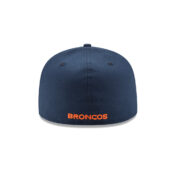 New Era 59Fifty Denver Broncos League Basic Game Oceanside Blue Fitted Hat Back