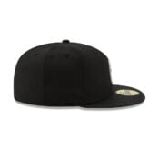 New Era 59Fifty Pittsburgh Steelers League Basic Game Black Gold Yellow Fitted Hat Right