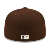 New Era 59Fifty San Diego Padres Identity Burnt Wood Brown Fitted Hat Back