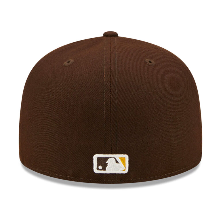 New Era 59Fifty San Diego Padres Identity Burnt Wood Brown Fitted Hat Back New Era 59Fifty San Diego Padres Identity Burnt Wood Brown Fitted Hat Back