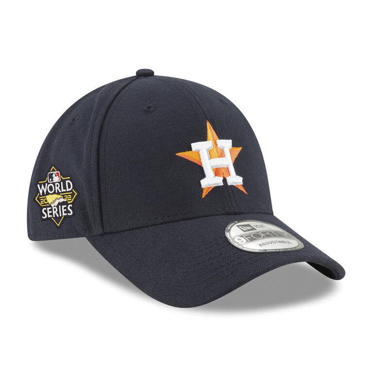 New Era 9FORTY World Series 2022 Houston Astros Game Adjustable Hat Dark Navy 1 New Era 9FORTY World Series 2022 Houston Astros Game Adjustable Hat Dark Navy 1