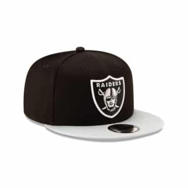 New Era 9Fifty Las Vegas Raiders League Basic Two Tone Black Dark Graphite Snapback Hat