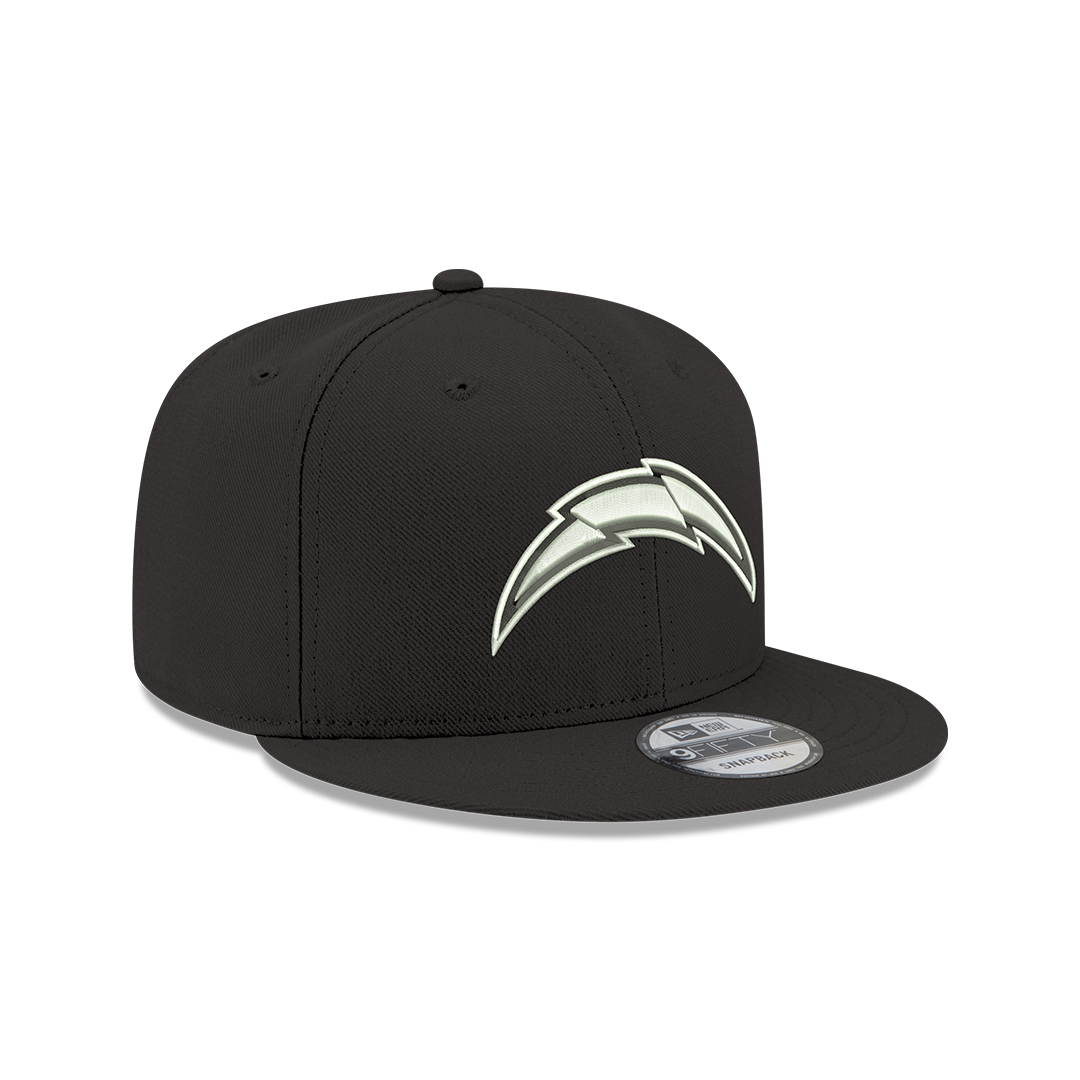 Los Angeles Chargers New Era B-Dub 9FIFTY Adjustable Snapback Hat - Black