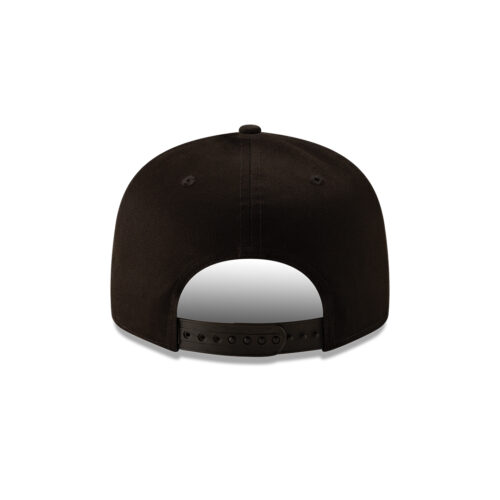 New Era 9Fifty Oakland Raiders Arched Basic Black White Snapback Hat Back