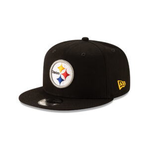 New Era 9Fifty Pittsburgh Steelers League Basic Game Black Gold Yellow Snapback Hat