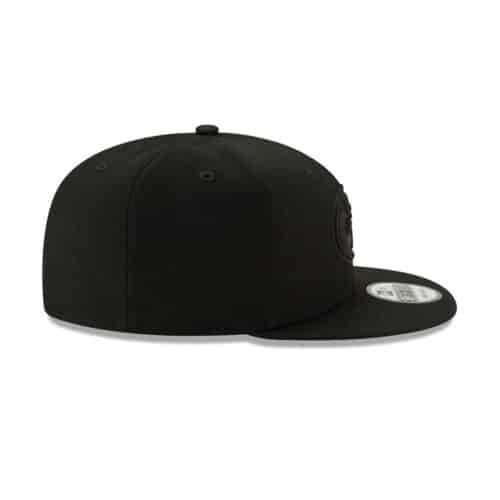 New Era 9Fifty San Francisco 49ers Blackout Snapback Hat Right