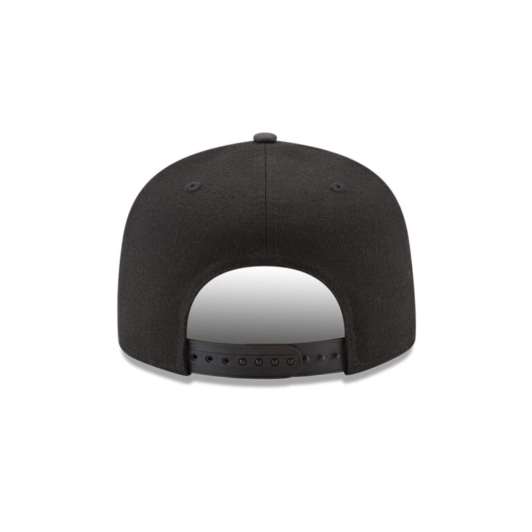 New Era 9Fifty San Francisco 49ers League Basic Black White Snapback Hat Back New Era 9Fifty San Francisco 49ers League Basic Black White Snapback Hat Back
