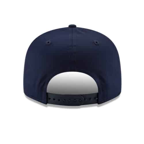 New Era 9Fifty Seattle Seahawks League Basic Game College Navy Blue Snapback Hat Back