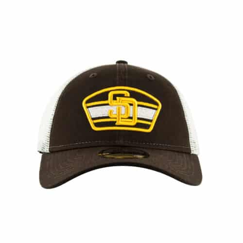 New Era 9Forty San Diego Padres Logo Patch Snap Burnt Wood Brown 3