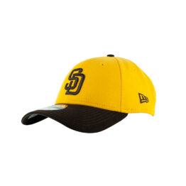 New Era 9Forty San Diego Padres The League Adjustable Strapback Hat Gold Burnt Wood Brown