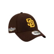 New Era 9Forty San Diego Padres 2022 Post Season Side Patch On Field Game The League Adjustable Velcro Strap Hat 1