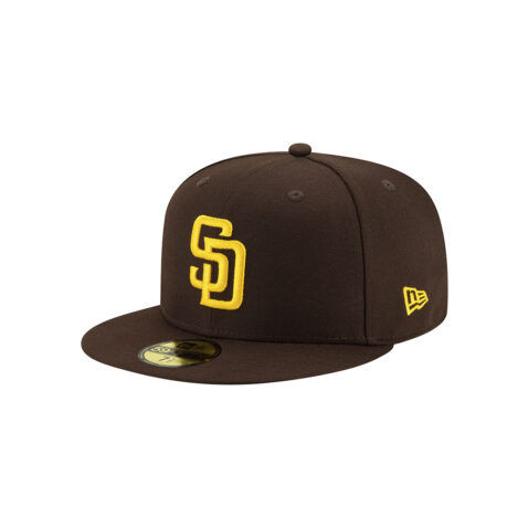 New Era 59Fifty San Diego Padres 2022 Post Season Side Patch On Field Game Fitted Hat 2