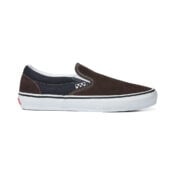 Vans Classic Slip-On Dark Brown Navy 1