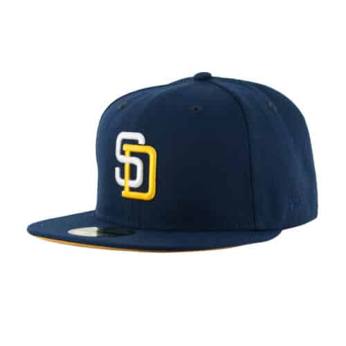 New Era x Billion Creation x Rally Caps 59Fifty San Diego Padres Geisel Dark Navy White Gold Fitted Hat2