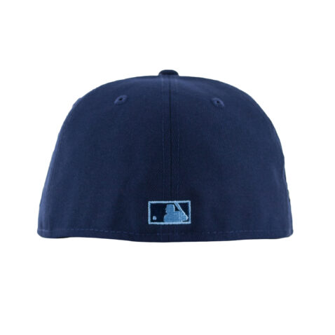 New Era x Billion Creation x Rally Caps 59Fifty San Diego Padres Immaculata Light Navy Sky Blue Fitted Hat