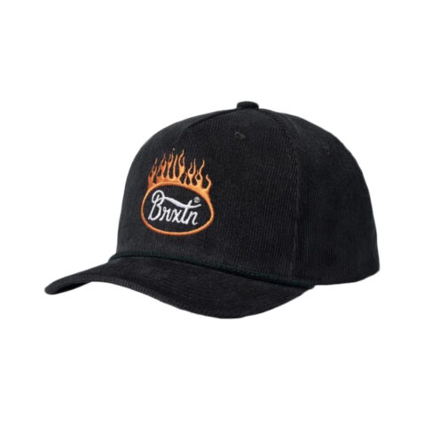 Brixton Parsons Flame C MP Snapback Black 1