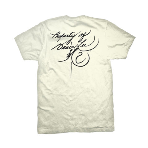 DGK X Bruce Lee Fierce Short Sleeve T-Shirt Cream Back