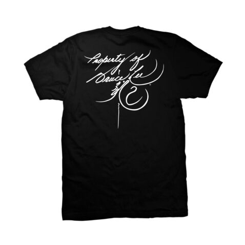 DGK X Bruce Lee Like Echo Short Sleeve T-Shirt Black Back