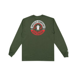 Grizzly Open Range Long Sleeve T-Shirt Military Green