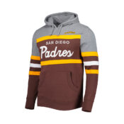 Mitchell & Ness San Diego Padres Headcoach Hoodie Brown