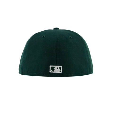 New Era 59FIFTY Atlanta Braves Fitted Hat Dark Green White 4