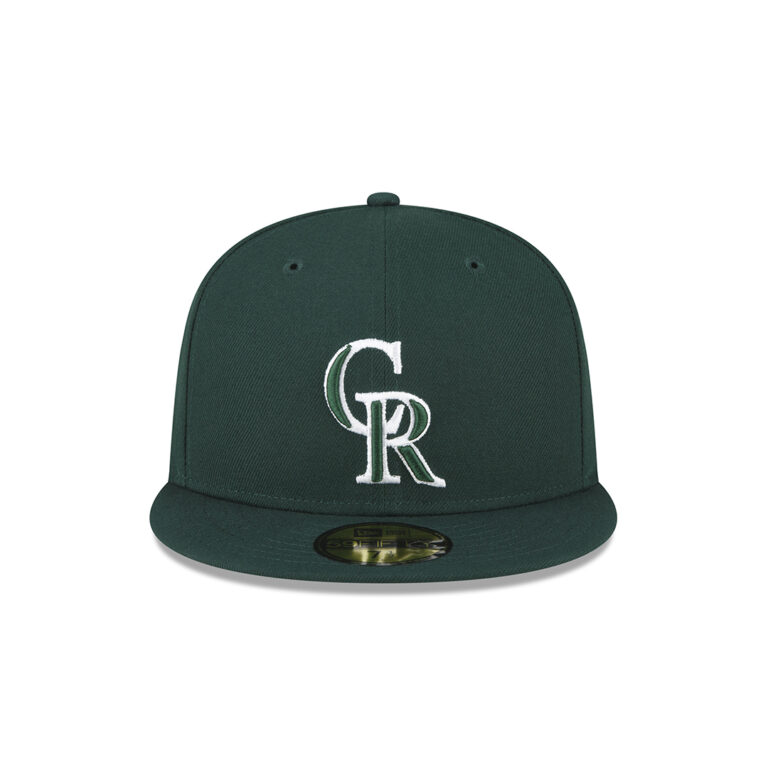 New Era 59FIFTY Colorado Rockies Fitted Hat Dark Green White 3 New Era 59FIFTY Colorado Rockies Fitted Hat Dark Green White 3