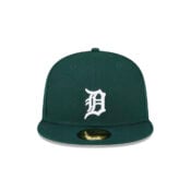 New Era 59FIFTY Detroit Tigers Fitted Hat Dark Green White 3