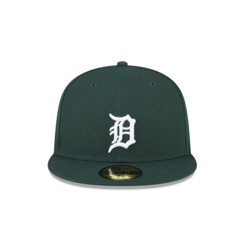 New Era 59FIFTY Detroit Tigers Fitted Hat Dark Green White 3