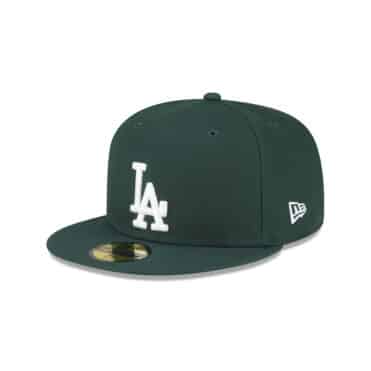 New Era 59FIFTY Los Angeles Dodger Fitted Hat Dark Green New Era 59FIFTY Los Angeles Dodger Fitted Hat Dark Green White 1
