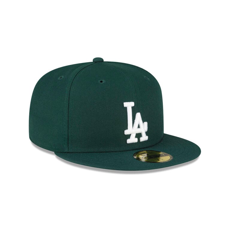 New Era 59FIFTY Los Angeles Dodger Fitted Hat Dark Green White 2 New Era 59FIFTY Los Angeles Dodger Fitted Hat Dark Green White 2