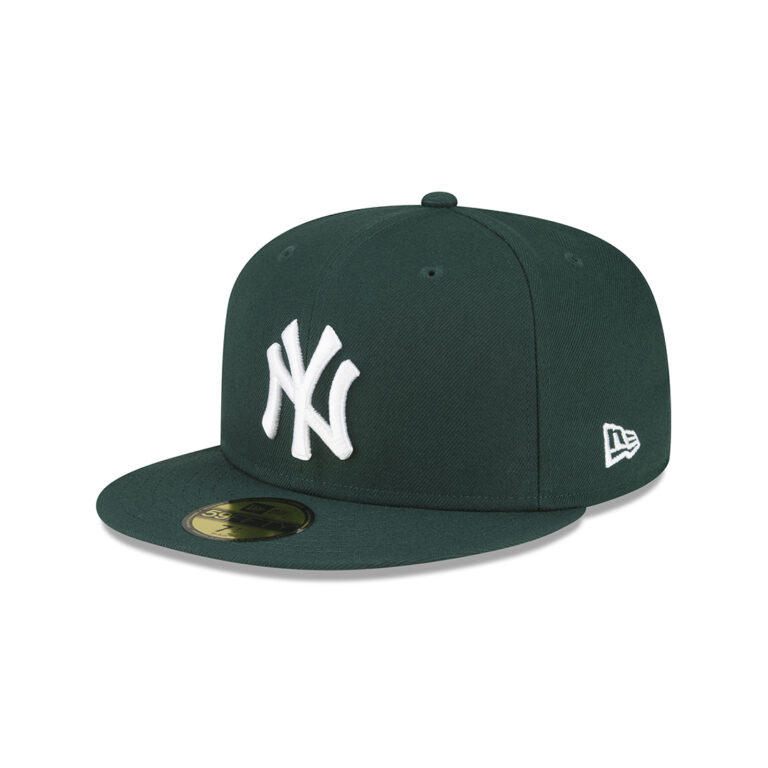 New Era 59FIFTY New York Yankees Fitted Hat Dark Green White 1 New Era 59FIFTY New York Yankees Fitted Hat Dark Green White 1